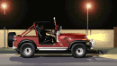 Cruising jeep
